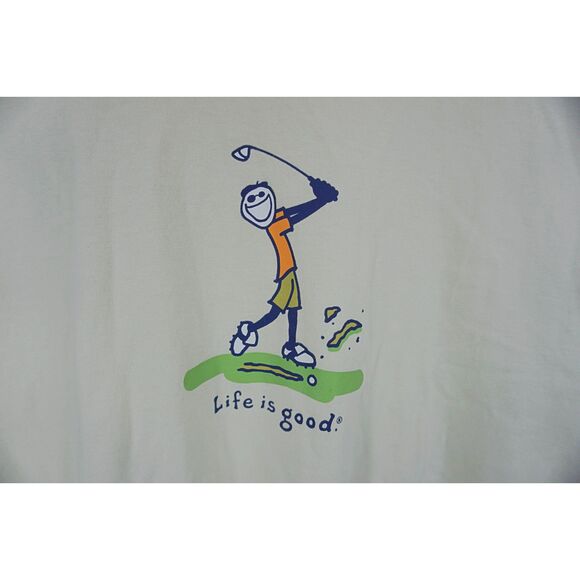 Life is Good Golfer T-Shirt - Men's Size XXL - Picture 2 of 5